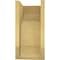 Ekena Millwork 11"W x 11"D x 22"H Wide Bryant Rough Cedar Woodgrain TimberThane Corbel, Primed Tan CORUR11X11X22BRYRCPR - alternate 6